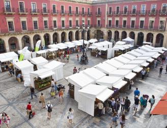 mercado artesano y ecológico de Gijón