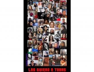 Cartel - Exposición: Las quiero a todas - Diseño: Raquel Barbero
