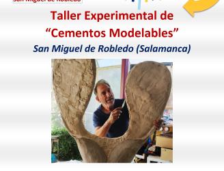 Cartel difusión Taller Experimental "Cementos Modelables" 