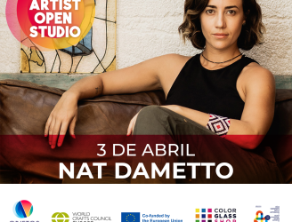 GLASS Artist Open Studio en Barcelona 3 de abril con Nat Dametto