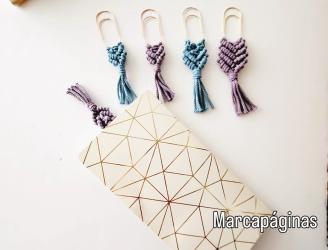 MARCAPÁGINAS DE MACRAMÉ
