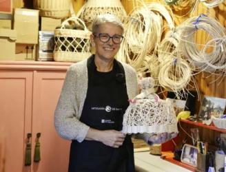 Juana Veiga, cesteira creadora de Capixuta