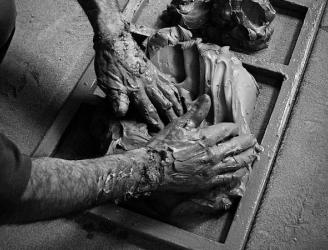 Trabajando en la ladrillería