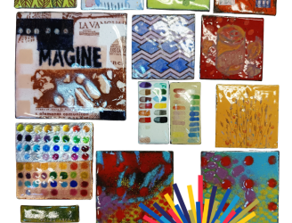 Ejemplos de aplicaciones en esmalte