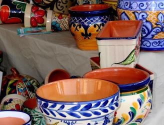 Macetas pintadas