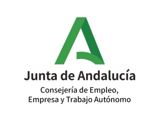 Logotipo Consejería de Empleo, Empresa y Trabajo Junta de Andalucía.