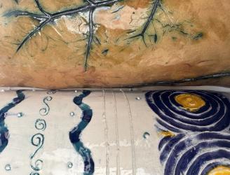 Piezas del mercado de cerámica