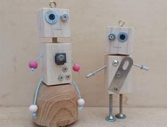 Taller de robots de madera