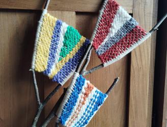 Tapiz en soporte natural