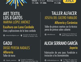 4 TALLERES ARTESANOS DE LA PROVINCIA DE ÁVILA ABREN SUS PUERTAS PARA CELEBRAR LOS DÍAS EUROPEOS DE LA ATESANÍA