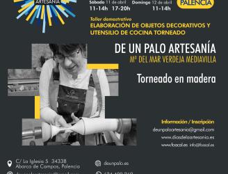 MAR VERDEJA_DE UN PALO ARTESANÍA EN MADERA TORNEADA