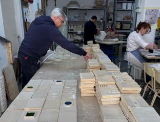 elaboración del mural