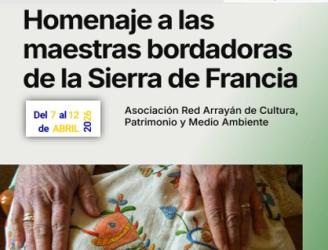 Cartel Exposición Homenaje Maestras Bordadoras 