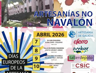 Cartel Artesanaías no Navalón
