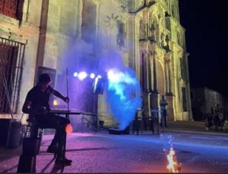 Exhibición vidrio soplado Diego Rodríguez