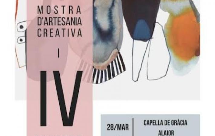 Cartel de la IX Mostra de Artesania Creativa + IV Concurso de Artesania