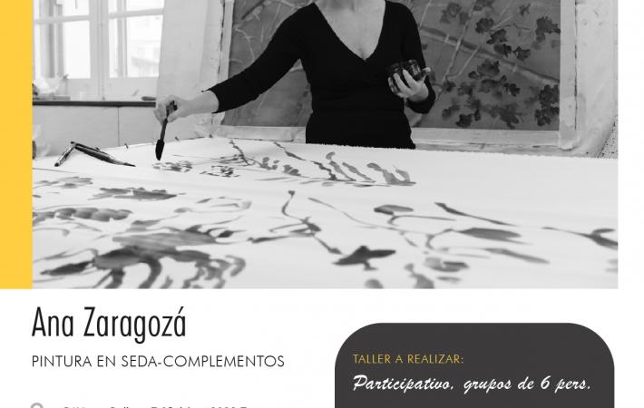 ARTESANOS DE CYL. Taller pintura sobre tela. Ana Zaragozá 
