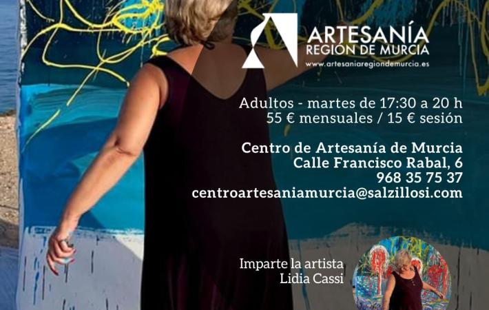 Cartel taller de pintura