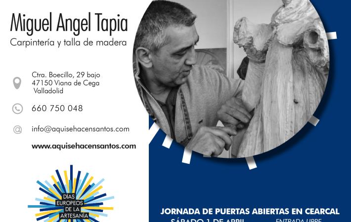 En cearcal _ Sábado 1 abril_ TALLER PARTICIPATIVO_ Reciclar conceptos, reciclar materiales: mural con madera_ Miguel Ángel Tapia. 