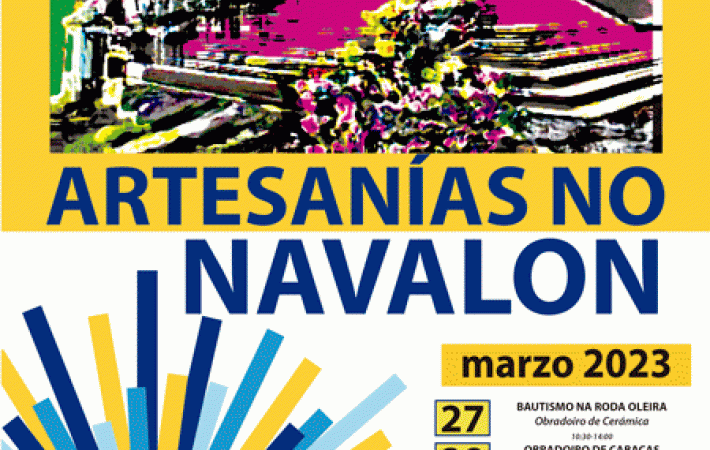 Cartel "Artesanías no Navalón"