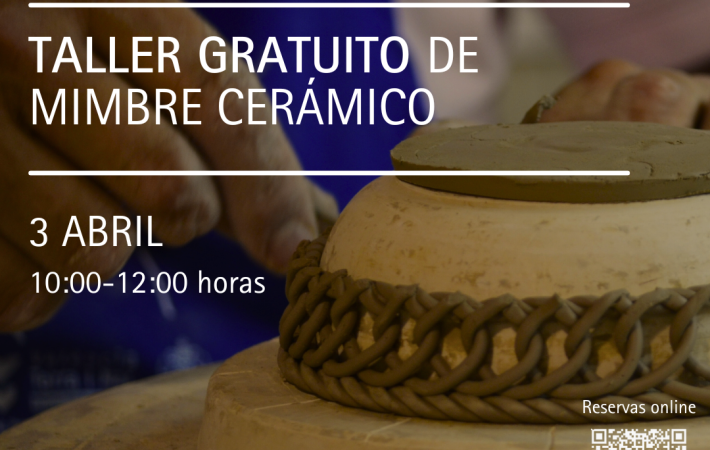 Taller gratuito de mimbre cerámico