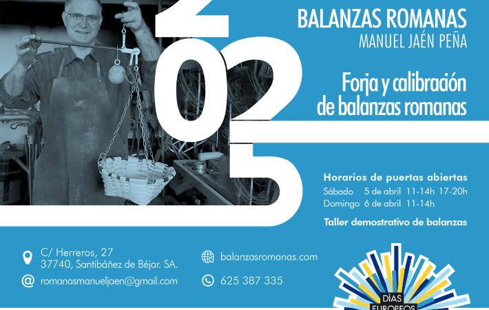 BALANZAS ROMANAS_MANUEL JAÉN_ROMANERO Y CALIBRADOR DE BALANZAS