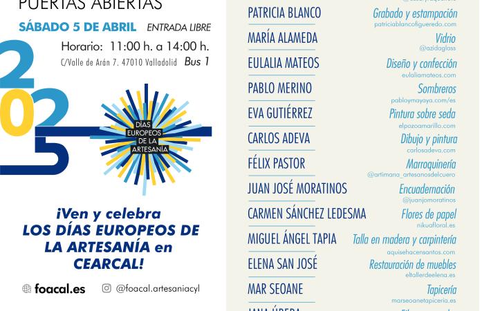 JORNADA DE PUERTAS ABIERTAS CENTRO DE ARTESANÍA DE CYL.