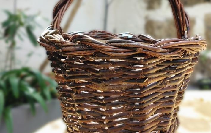 Taller de cestería con mimbre