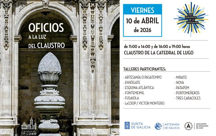 Cartel Oficios a la luz del Claustro