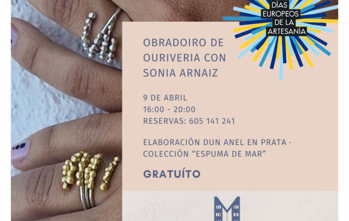 ELABORACIÓN DUN ANEL EN PRATA · COLECCIÓN “ESPUMA DE MAR”