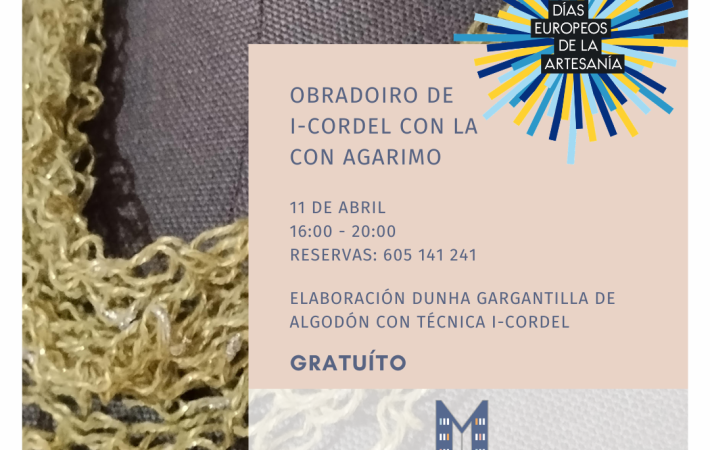 ELABORACIÓN DUNHA GARGANTILLA DE ALGODÓN CON TÉCNICA I-CORDEL