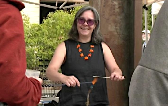 Modelado de vidrio a la llama