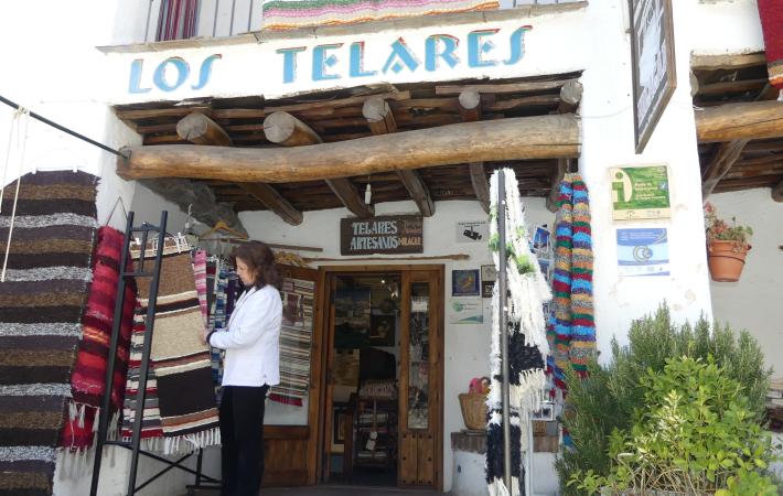 Telar de jarapas Hilacar en Bubion La Alpujarra