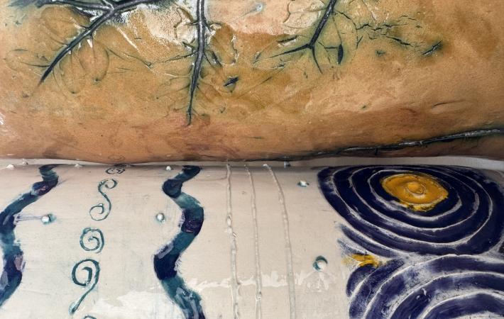 Piezas del mercado de cerámica