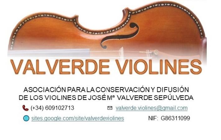 Colección VALVERDE VIOLINES. Exposición - presentación - concierto - coloquio.
