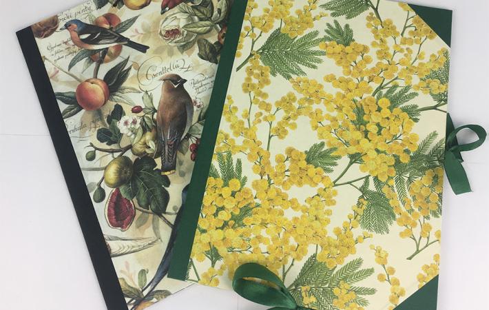 Encuadernación, carpeta con lazo