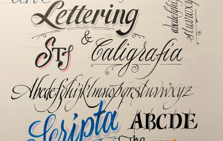 Caligrafía y lettering