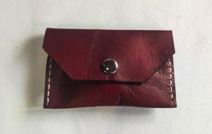 Taller de cuero, monedero