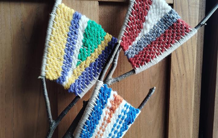 Tapiz en soporte natural