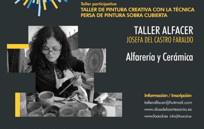 JOSEFA DE CASTRO_TALLER ALFACER_TALLER DE PINTURA PERSA SOBRE CUBIERTA