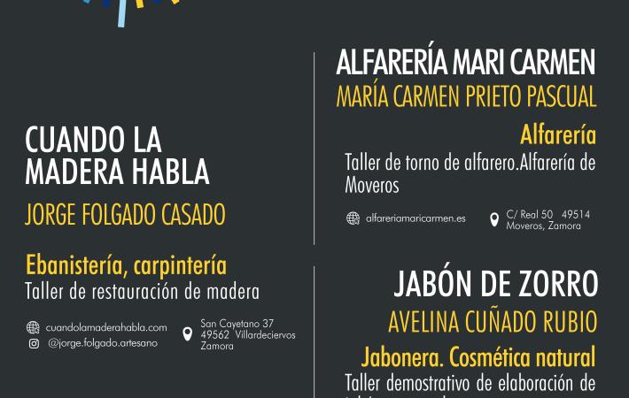 3 TALLERES ARTESANOS DE LA PROVINCIA DE ZAMORA ABREN SUS PUERTAS PARA CELEBRAR LOS DÍAS EUROPEOS DE LA ATESANÍA