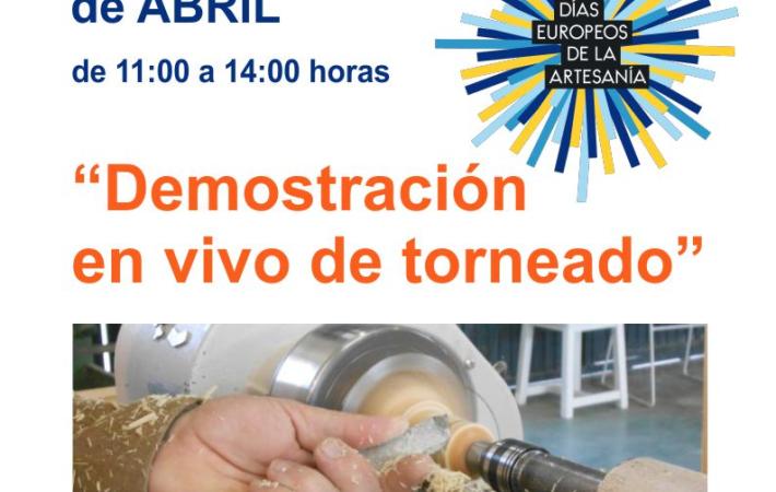 cartel demostración de torneado