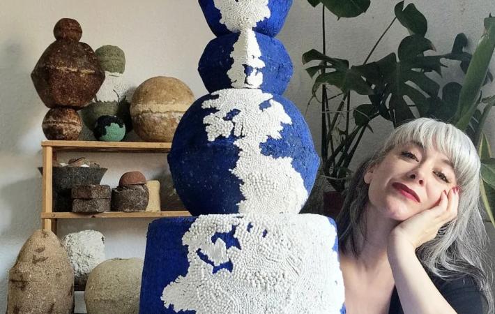 TALLER DE BIOMATERIALES DE KABUKI ARTESANÍA CONTEMPORÁNEA EN PETITE REUNIÓN. 