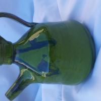 Técnica chorreado en verde oliva