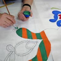 Taller de Pintura en tela para Estandartes Serranos 