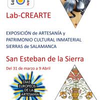 Cartel 2 de la Exposaición de Artesania y Patrimonio Cultrural de las Sierras de Salamanca 