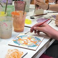 Detalle de un azulejo