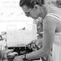 Yo trabajando en el mercado