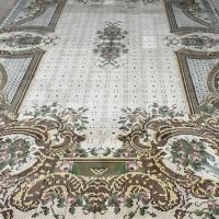 Alfombra de mosaico Hidráulico estilo romano