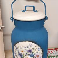 LECHERA ANTIGUA DE LATÓN